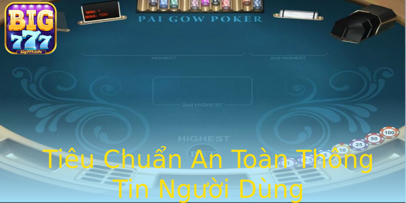 Tiêu Chuẩn An Toàn Thông Tin Người Dùng Tiêu Chuẩn An Toàn Thông Tin Người Dùng